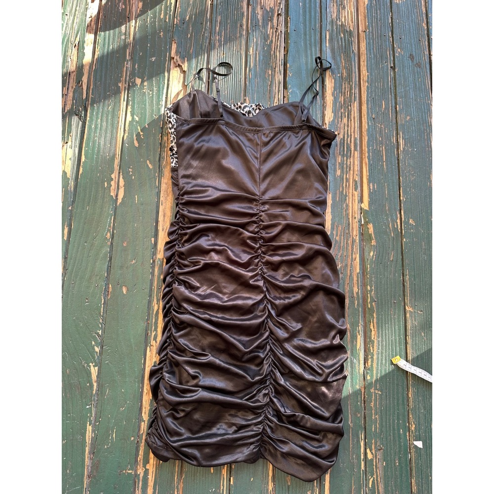 Ruby Rox Womens Leopard Print Ruched Bodycon Mini… - image 6